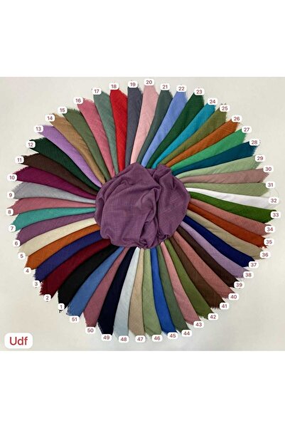 HUZURLU Düz Flamlı Esarp 10'lu Paket