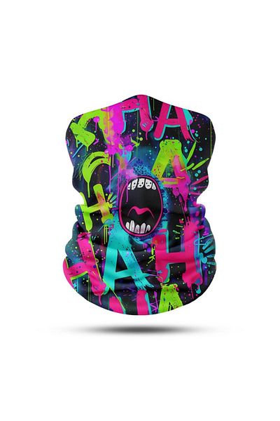 Bu Da Kaçar Mı Unisex Biker Neck Collar Outdoor Bandana - Motorcycle Mask Baff Headwear Bdkm266
