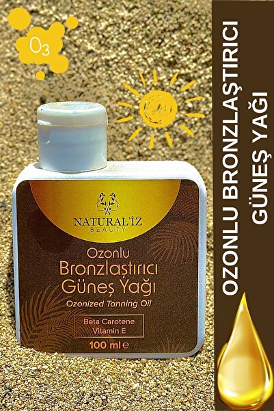 Natural'iz Beauty Ozonlu Bronzlaştırıcı Güneş Yağı Beta Carotene + Vitamin E