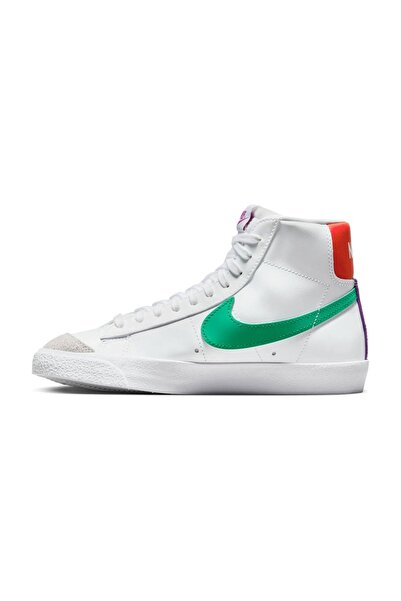 Nike Blazer Mid '77 Kadın Beyaz/renkli Sneaker Ayakkabı