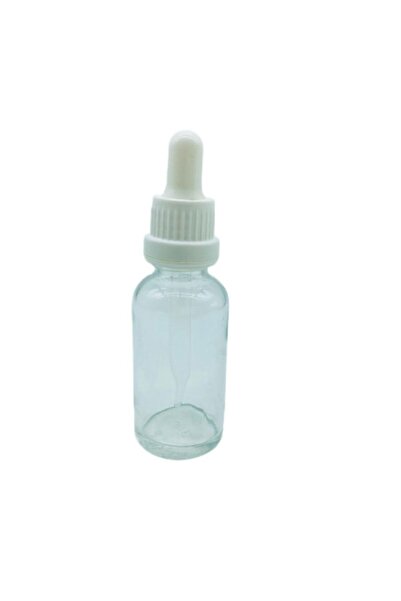 CAMBURADA CAMGEN 30ml Cam Şeffaf Şişe Ince Cam Damlalık Çocuk Kilitli Kapak B...