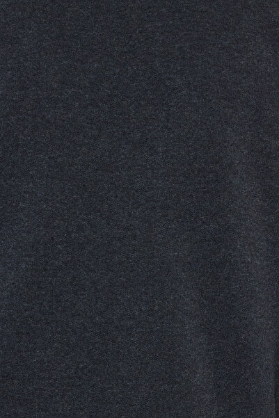 Trendyol Collection Антрацитовий флісовий теплий світшот Regular Fit TMNAW21SW1208