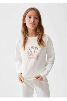 MANGO Kids Snoopy uzun pijama Fiyat Yorumlar Trendyol