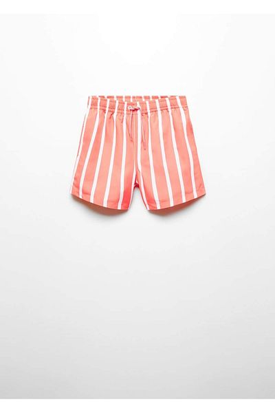 MANGO Kids Gestreifter Badeanzug