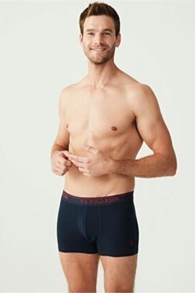 U.S. Polo Assn. Erkek 3'lü Boxer Lacivert+siyah+antrasit Boxer Us.01 80097