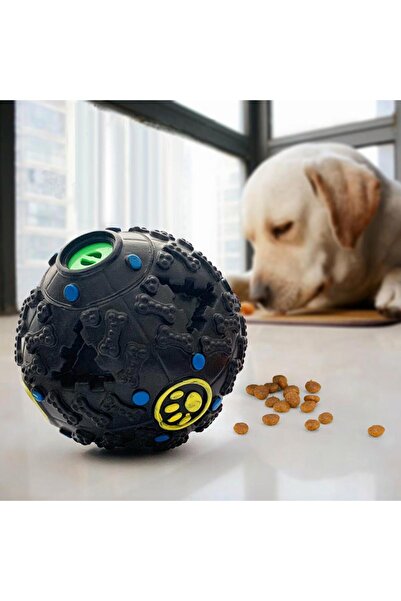 Nirnisa Sesli Köpek Kedi Mama Ödül Maması Çiğneme Isırma Oyun Topu Diş Temizl...