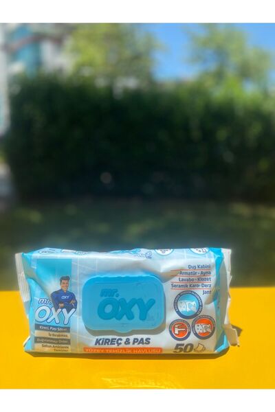 Oxy MR.OXY KİREÇ VE PAS YÜZEY TEMİZLEME HAVLUSU SİHİRLİ BEZ 50 Lİ