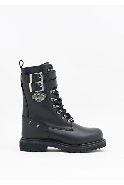 Harley Davidson Gladis-b Kadın Siyah Deri Bot