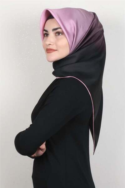 Aker Düz Ipek Eşarp (TWİLL) 7656701-392 Pudra-siyah