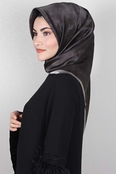 Aker Düz Ipek Eşarp 7208701-371 Siyah