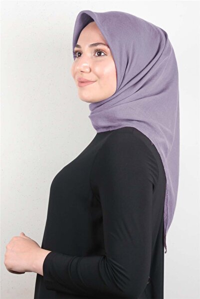 PİRAMİT Yonca Pamuk Eşarp 4652-13 Leylak