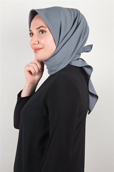 Eşarppark Alessa Pamuk Eşarp 2743-32 Füme