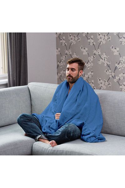 Sinada Pătură cu greutate de 6 kg - TV, canapea, yoga, relaxare, îmbrățișare, anxietate și îngrijorare