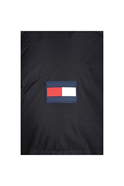 Tommy Hilfiger Arctic Cloth Parka Erkek Mont Siyah