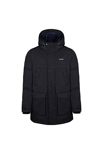 Tommy Hilfiger Arctic Cloth Parka Erkek Mont Siyah