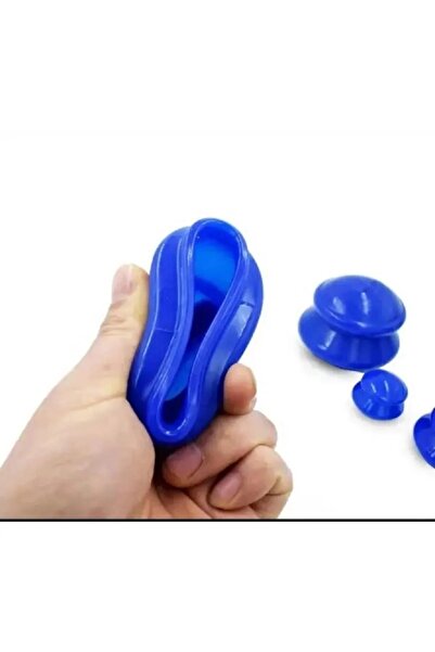 Genel Markalar Vakumlu Silikon Masaj Kupası Seti - Anti Selülit, Kas Gevşetic...