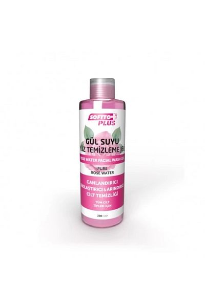 Softo Plus Softto Plus Rose Water Facial Cleansing Gel 200ml
