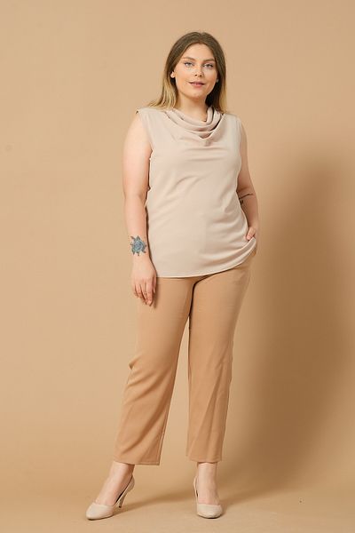 Shahiqa Plus Size - Flowing Collar Blouse