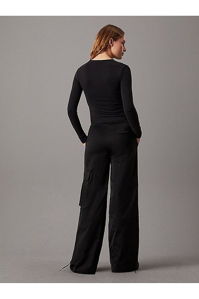 Calvin Klein Satin Utility Cargo Pants
