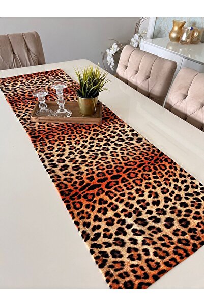 Ayd Home Кухонний стіл з леопардовим візерунком, новорічний, весільний, прямо...