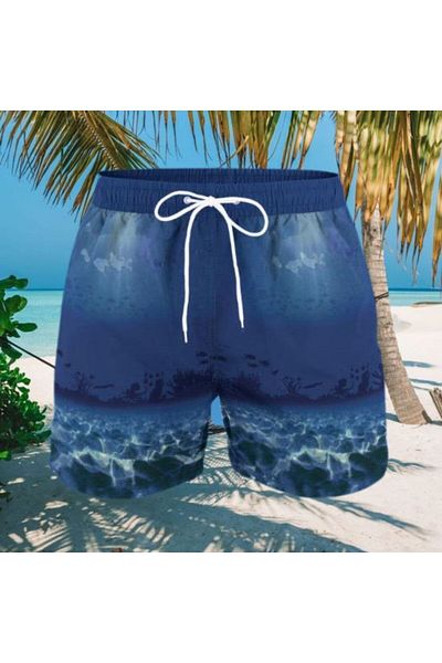rlt relax time Ανδρικό σορτς μαγιό AquaStream - Ψηφιακή εκτύπωση, Micro ύφασμα, Export Surplus, Limited Edition