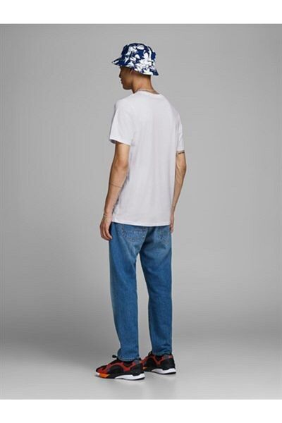 Jack & Jones Ανδρικό λευκό κοντομάνικο Jjeorganic Basic Tee Ss O-neck Noos T-shirt