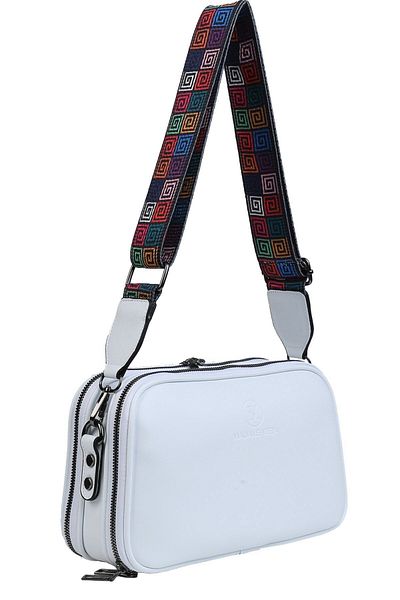 HNB Bag Crossbody Women's Shoulder Bag Madame Vera Mv015 White