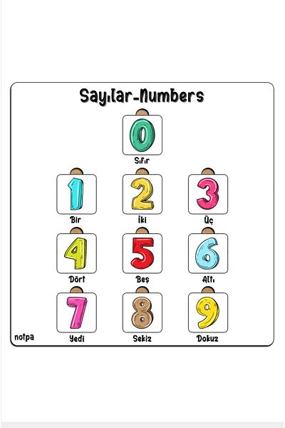 kutuTR Children's Puzzle with White Background - Figures Educational