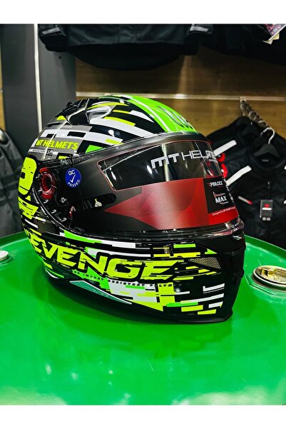 MT Helmets TEZ MOTOR MT HELMETS REVENGE 2 FULL FACE KAPALI MOTOSİKLET KASKI