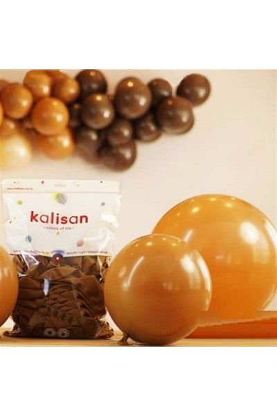BalonEvi Caramel Balloons (10 Pcs)