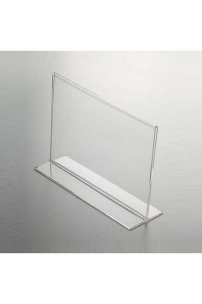 Snapper T Type Plexiglass Φυσούνα/Ετικέτα Οριζόντια A6 (15x10cm)