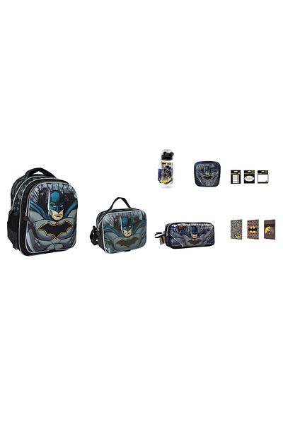 Batman 11 Piece Embossed Primary School Bag