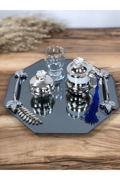 Masalsı Concept Damat Tepsisi Damat Kahvesi Sunum Tepsileri Söz Nişan Kız İsteme Kahve Fincanı