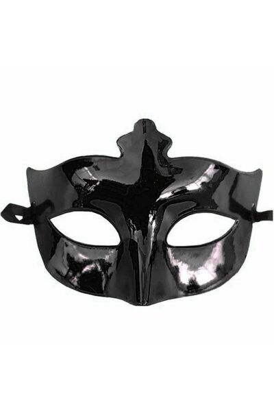 moysahsap party&ahşap Siyah Renk Masquerade Kostüm Partisi Venedik Balo Maskesi