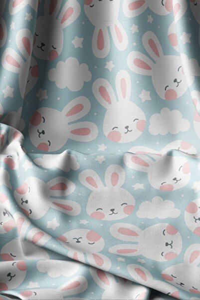 Moud's Цифровий друк з кролячим візерунком на сукні - ширина 155 см