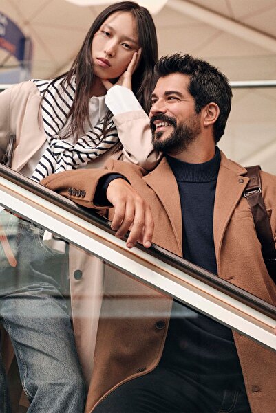 ALTINYILDIZ CLASSICS Erkek Lacivert Standart Fit Normal Kesim Yarım Balıkçı Yaka Triko Kazak