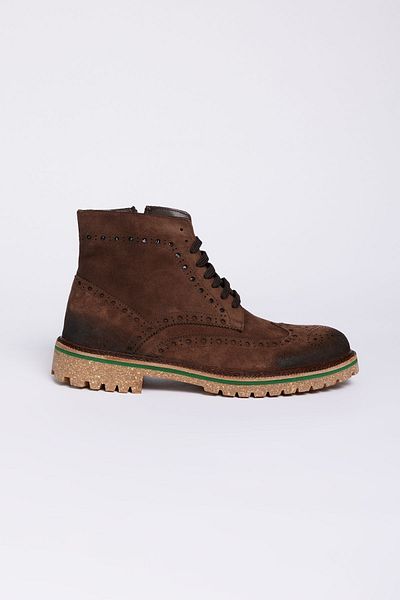 ALTINYILDIZ CLASSICS Ανδρικά Winter Casual - 100% Δερμάτινα Καφέ Μποτάκια