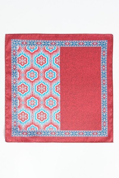 ALTINYILDIZ CLASSICS Batista pentru bărbați cu model Burgundy