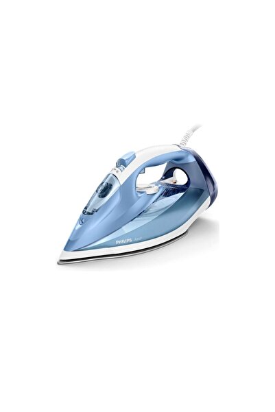Philips Buharlı Ütü 180g Şok Buhar, 2400w & Steamglide Taban – Mavi/beyaz Azur Gc4532/20