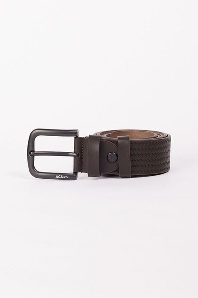 AC&Co / Altınyıldız Classics Ανδρική Ζώνη Jean Jean σε καφέ Casual Faux Leather