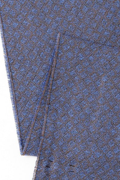 ALTINYILDIZ CLASSICS Marineblau-braun gemusterter Herrenschal