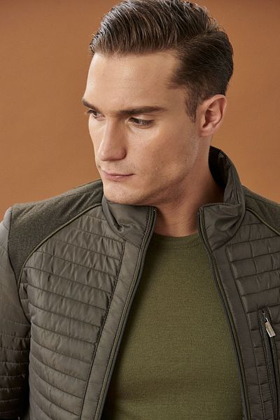 ALTINYILDIZ CLASSICS Altınyıldız Classics Khaki Men's Coat 4A0824100001