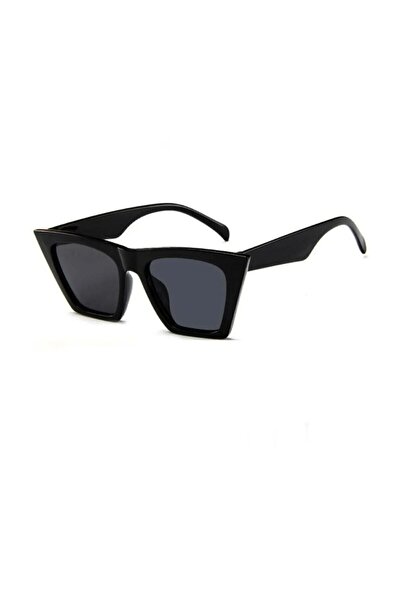 Mathilda Aksesuar Square Design Black Sunglasses