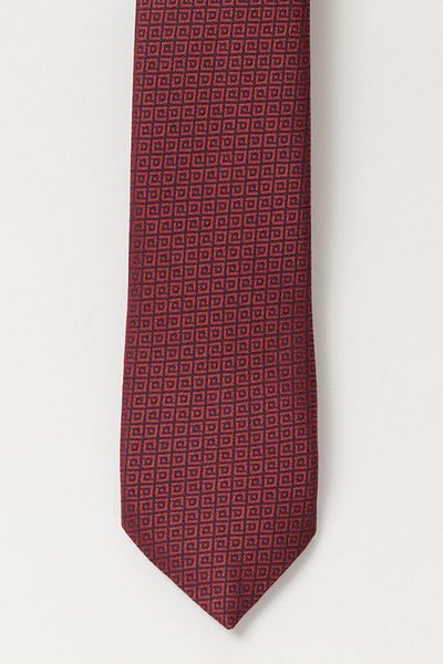 ALTINYILDIZ CLASSICS Cravată pentru bărbați cu model burgundy-marin