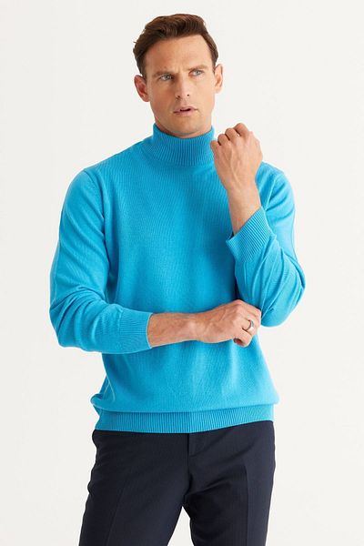 Turquoise turtleneck mens online