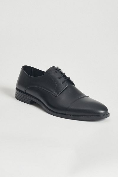 ALTINYILDIZ CLASSICS Klassische Herrenschuhe aus 100 % echtem Leder in Schwarz