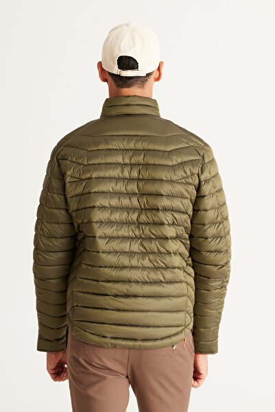 ALTINYILDIZ CLASSICS Παλτό Χακί - Γιακάς, ανθεκτικό στο νερό και το κρύο, εξαιρετικά απαλή υφή