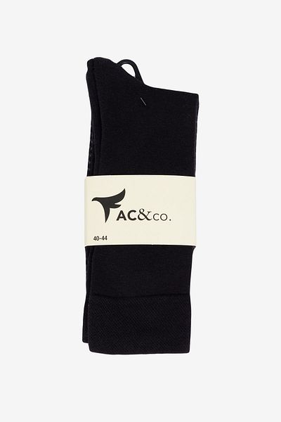 AC&Co / Altınyıldız Classics Men's Black-Grey Patterned 3-Piece Socket Socks