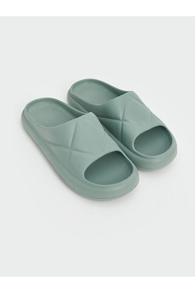 LC Waikiki Ανδρικές παντόφλες μονής ζώνης με σχέδιο LCW