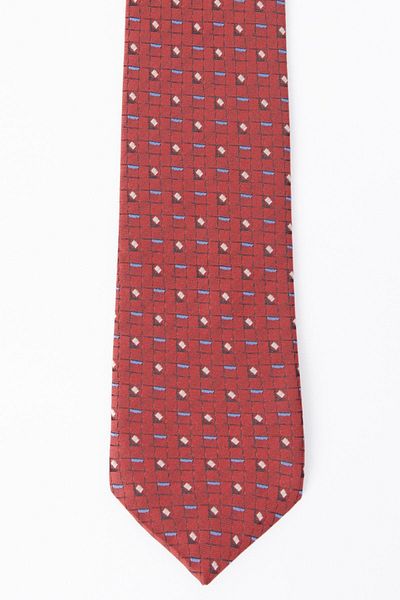 ALTINYILDIZ CLASSICS Men's Red Patterned Tie